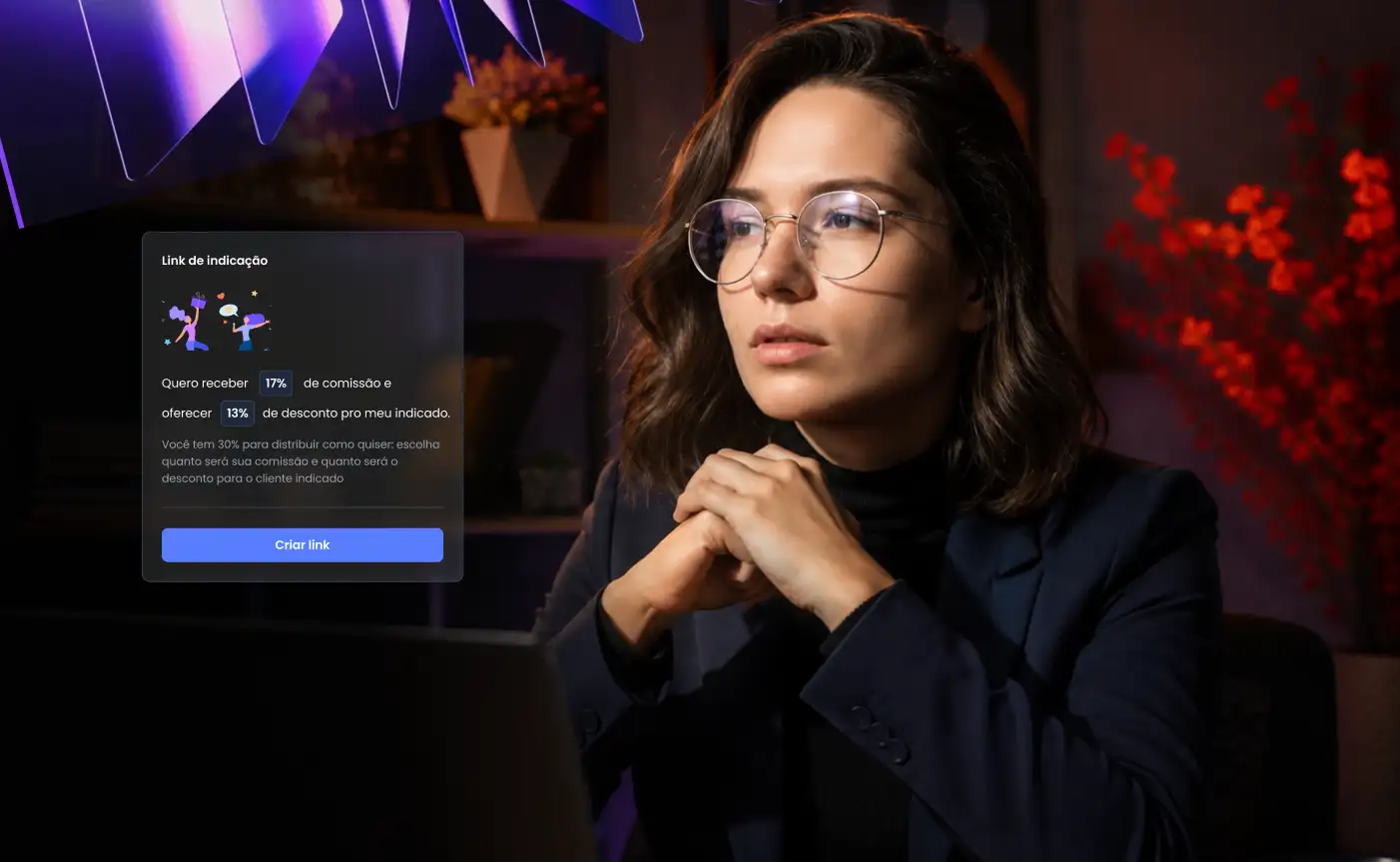 Link de indicação personalizado
